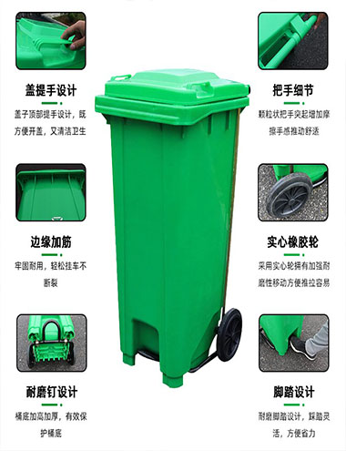 塑料垃圾桶的种类及规格样式